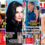 Portadas de las revistas del corazón
