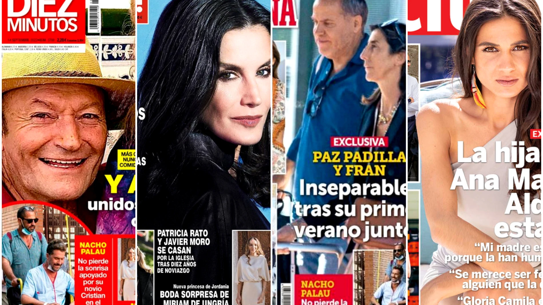 Portadas de las revistas del corazón