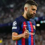 El defensa del FC Barcelona Jordi Alba