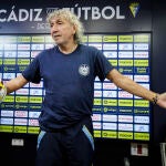 Jorge 'Mágico' González, este jueves en el antiguo Carranza, ahora Nuevo Mirandilla