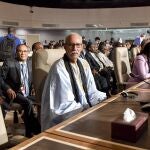 El líder del frente polisario Brahim Ghali
