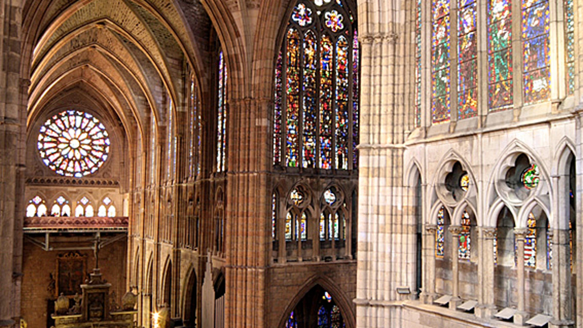 Vidrieras en la catedral de León