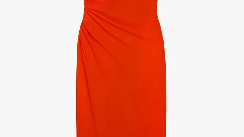 Vestido frunces Narciso Rodriguez.