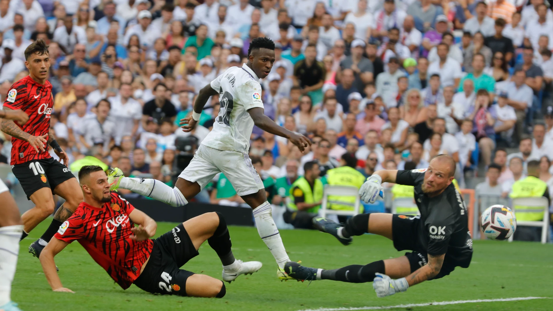 Vinicius volvió a marcar por quinto partido consecutivo