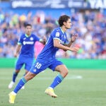 Enes Ünal con el Getafe.