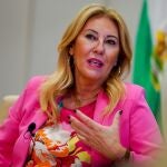 La consejera de Economía y Hacienda, Carolina España, durante la entrevista con Europa Press. EDUARDO BRIONES/EUROPA PRESS 07/09/2022