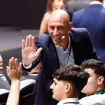 El presidente de la Federación Española de Fútbol, Luis Rubiales
