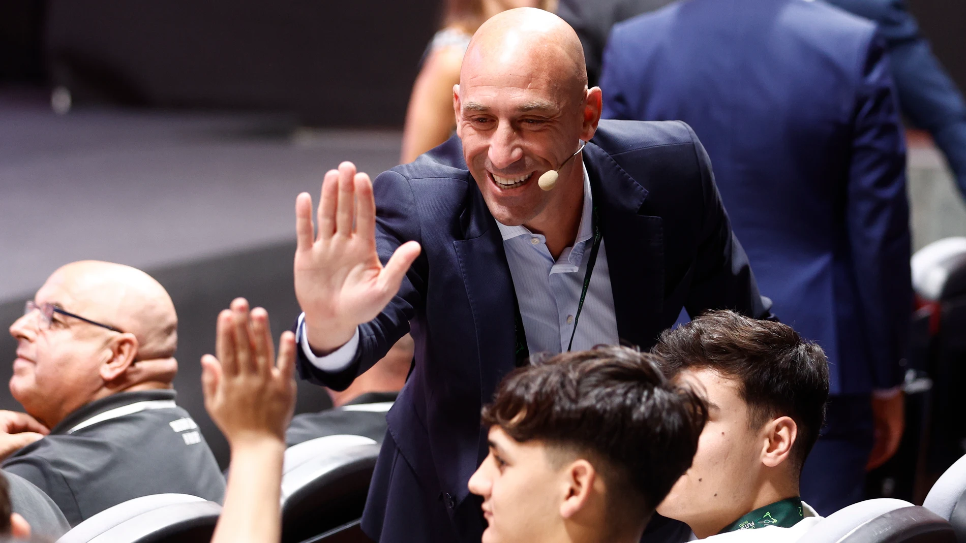 El presidente de la Federación Española de Fútbol, Luis Rubiales