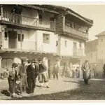 Miguel de Unamuno paseando por las calles de La Alberca a finales del siglo XIX