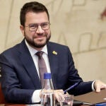 El presidente de la Generalitat, Pere Aragonès