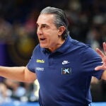 Scariolo, durante un partido