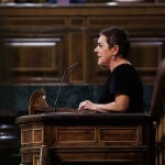 La portavoz parlamentaria de EH Bildu, Mertxe Aizpurua, en el Congreso de los Diputados