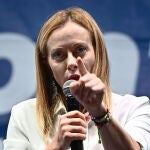 La lídeer de Hermanos de Italia, Giorgia Meloni
