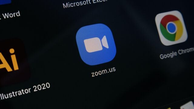 Icono de acceso a Zoom.