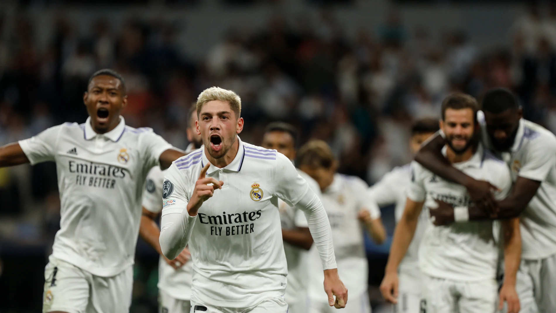 Fede Valverde marcó en el Real Madrid-Leipzig de la Champions