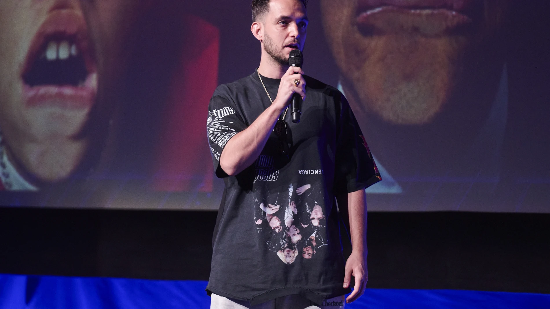 C. Tangana participó en la presentación de Sonora