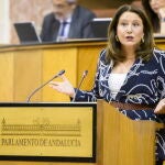 La consejera de Agricultura, Pesca, Agua y Desarrollo Rural, Carmen Crespo. EFE/ Raúl Caro.