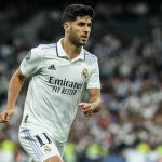 Marco Asensio con el Real Madrid.