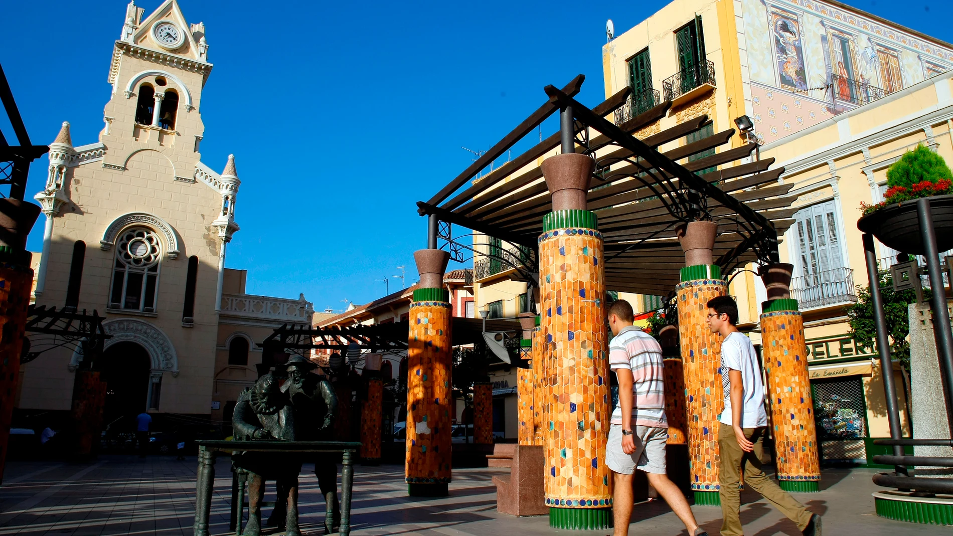 Una calle de Melilla, donde también se habla el tamazight