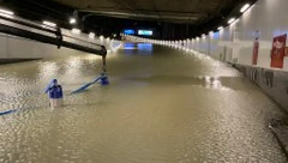 Inundaciones en la M-30