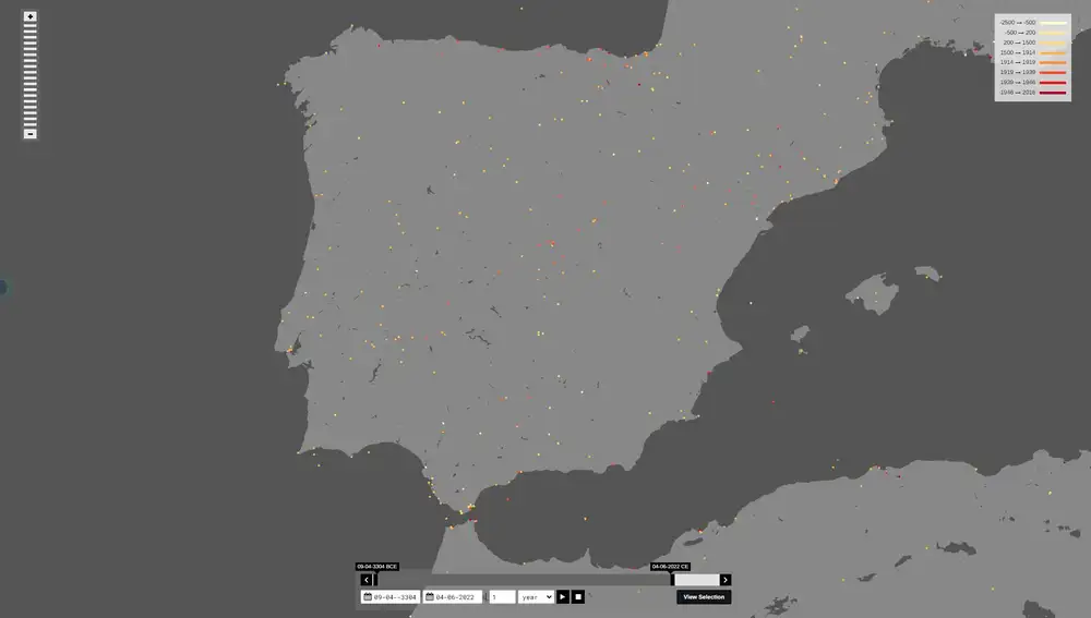 Todas las batallas que han tenido lugar en la península, según la Wikipedia.