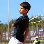 Carlos Alcaraz, de niño