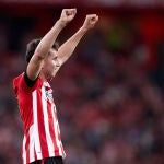 Jon Morcillo con el Athletic Club.