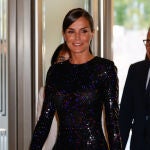La Reina a su llegada al Auditorio Nacional
