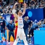 Rudy Fernández, eufórico tras ganar el Eurobasket