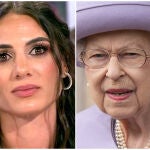 Gema Aldón y la Reina Isabel II en un montaje