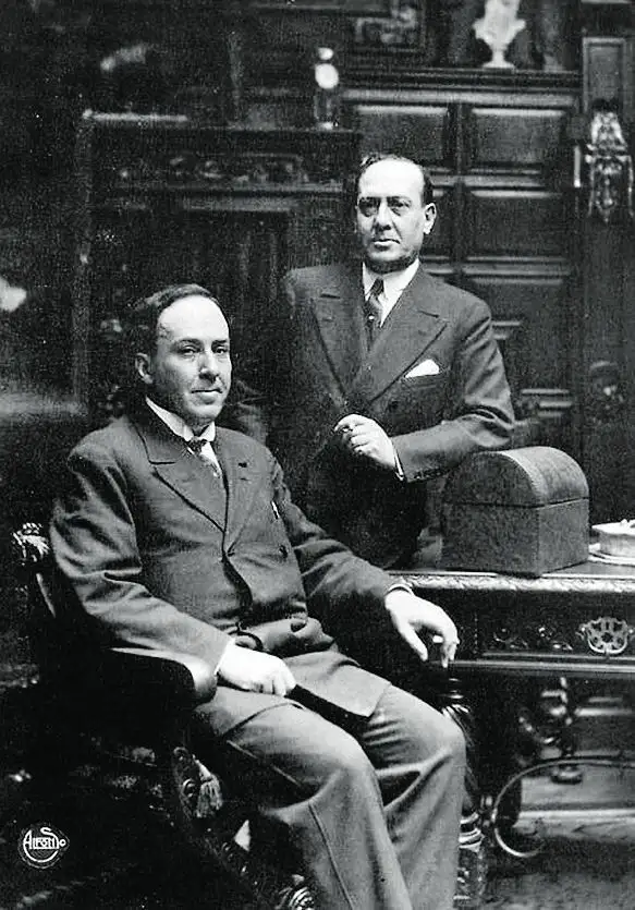 Manuel Machado y Antonio Machado