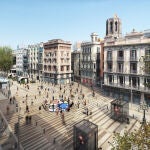 Proyecto de reforma de las ramblas de Barcelona