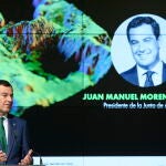 El presidente de la Junta de Andalucía, Juanma Moreno. EFE/ Raúl Caro.