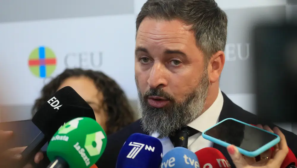 El presidente de Vox, Santiago Abascal. EFE/ Fernando Alvarado