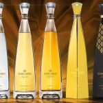 Colección de tequilas de la firma Cincoro.