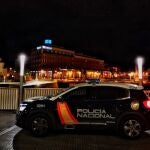 Un vehículo de la Policía Nacional en Málaga