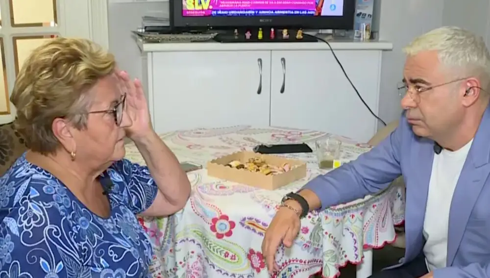 Jorge Javier en casa de Conchi, hermana de Ortega Cano