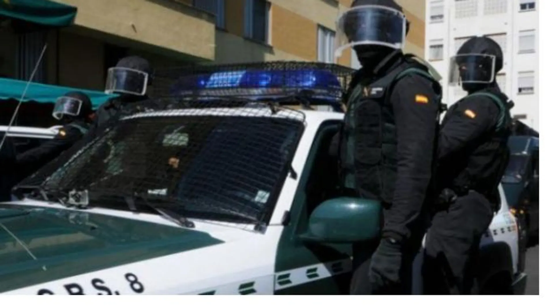 Agentes de los GRS de la Guardia Civil