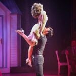Los protagonistas en momento del musical