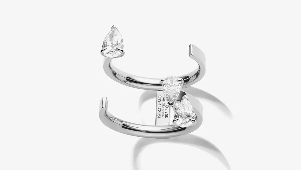 Anillo Serti Sur Vide de la firma italiana Repossi