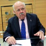 El consejero andaluz de Salud, Jesús Aguirre