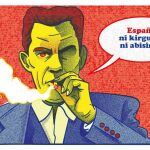 Viñeta en la que se ironiza sobre la existencia de kirguises o abisinios