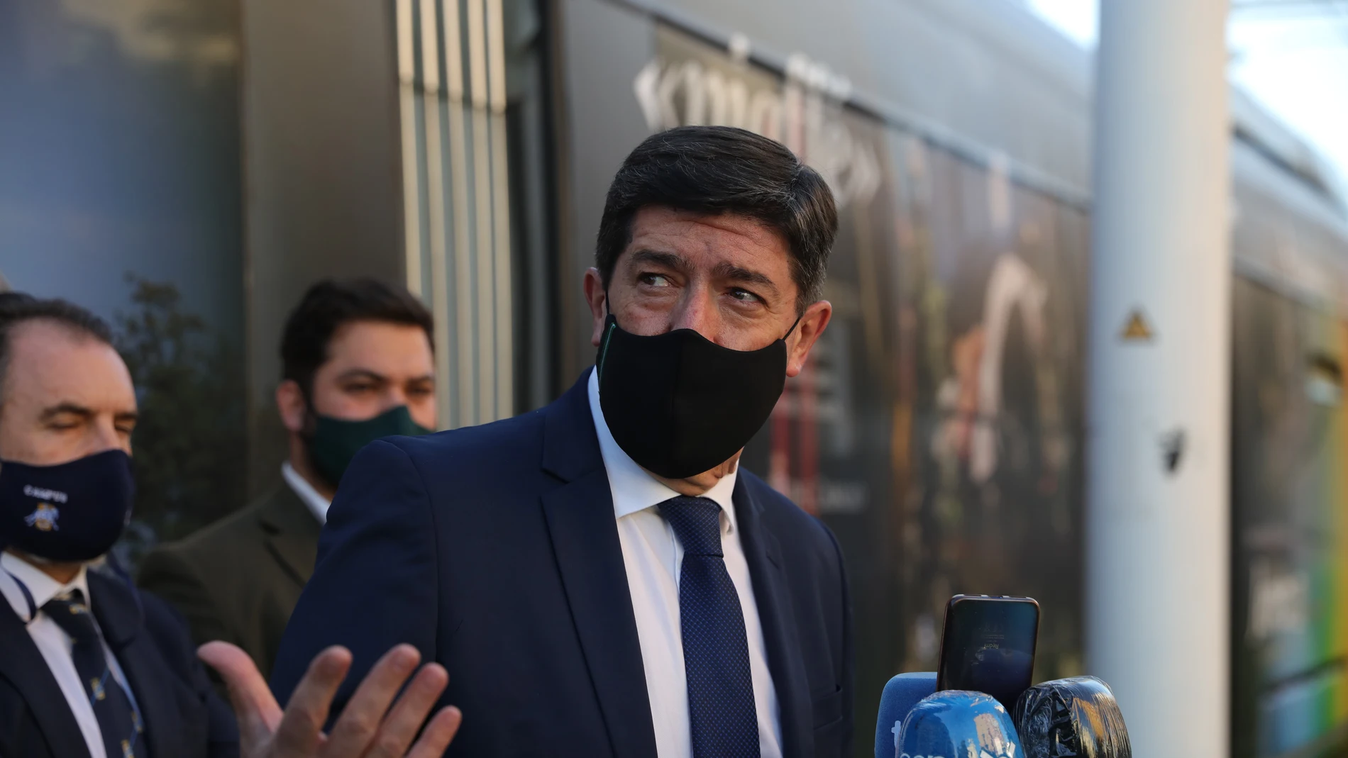 El vicepresidente de la Junta de Andalucía y consejero de Turismo, Regeneración, Justicia y Administración Local, Juan Marín