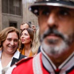 La alcaldesa, Ada Colau, durante las fiestas de la Mercè el pasado fin de semana