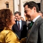Juanma Moreno y María Jesús Montero