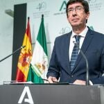 El vicepresidente de la Junta de Andalucía y consejero de Turismo, Regeneración, Justicia y Administración Local, Juan Marín