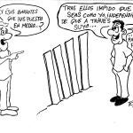 Viñeta que ilustra una visión del nacionalismo