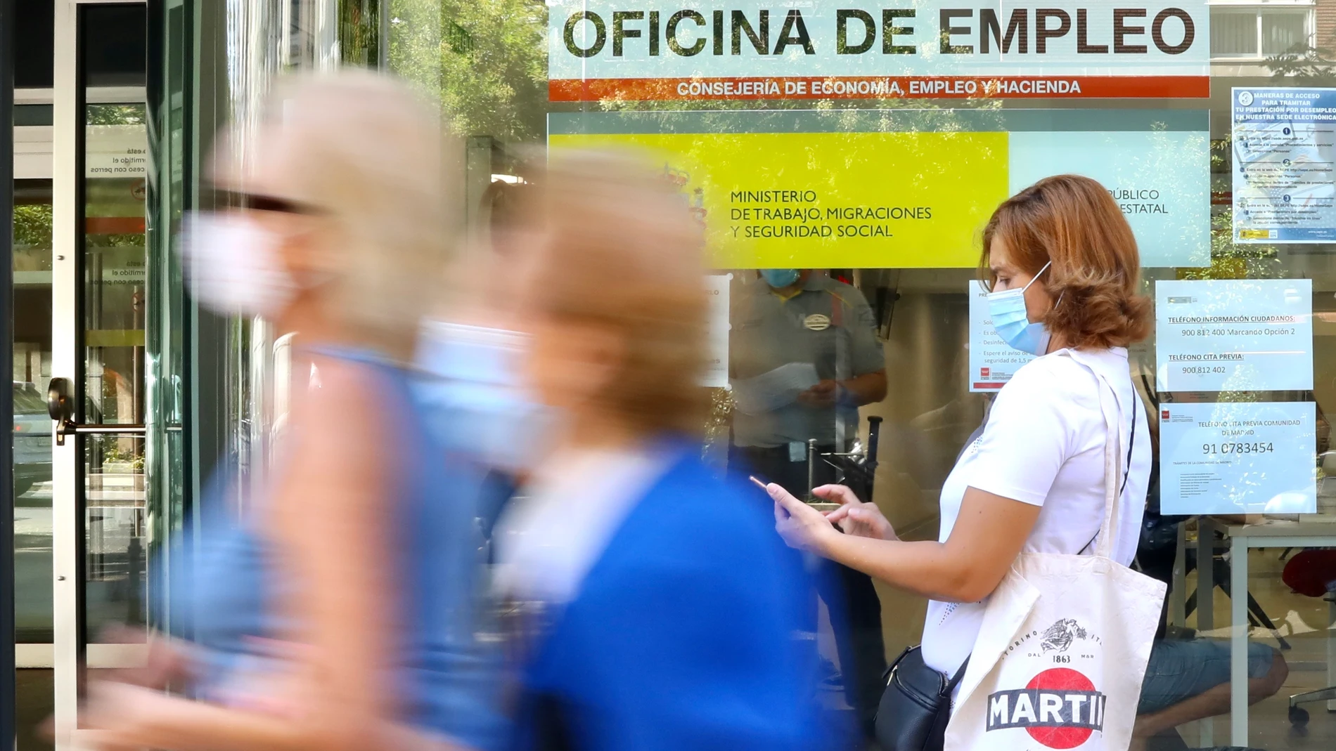El paro cae en Madrid un 1,25% en septiembre, con 5.387 desempleados menos