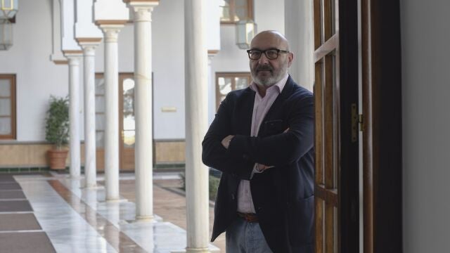 El portavoz de Vox en el Parlamento andaluz, Alejandro Hernández
