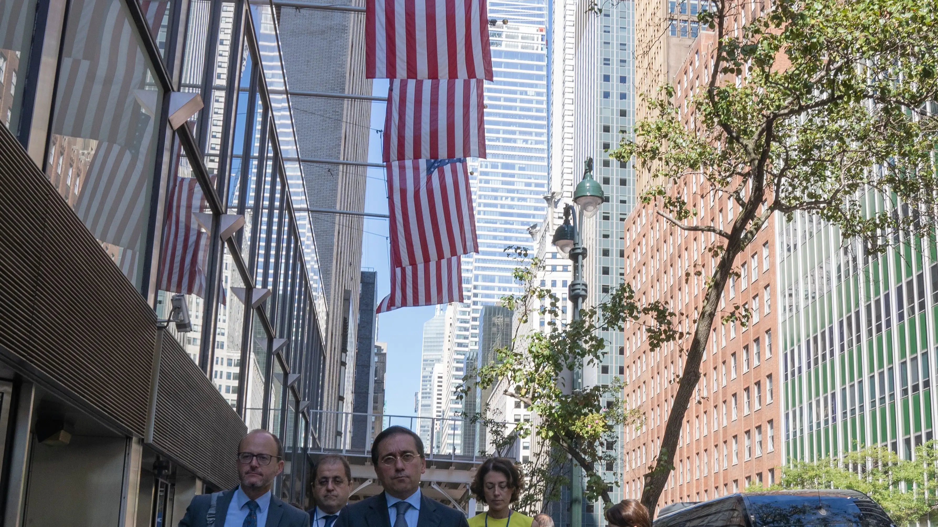 El ministro de asuntos exteriores José Manuel Albares en Nueva York